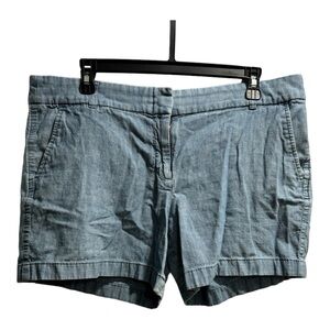 J. Crew Lightweight Denim look 100%‎ Cotton Shorts, size 12